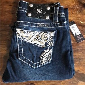 Dark Wash Boot Cut Miss Me Jeans